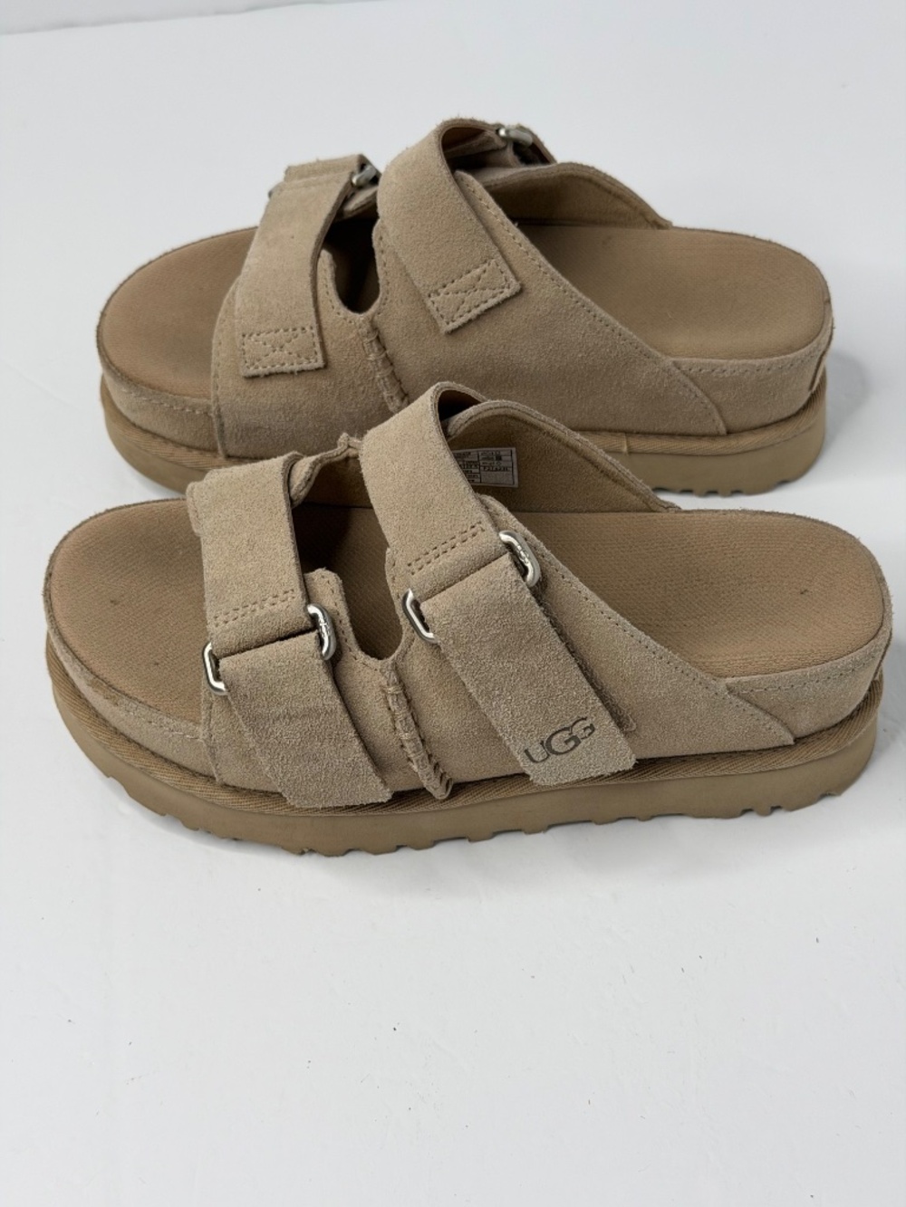 UGG Goldenstar Hi Slide Platform Sandals shoes exclusively for anthropology - Picture 3 of 13